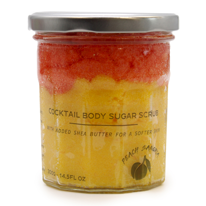Fragranced Sugar Body Scrub - Peach Sangria 300g - 1 Piece (FSBS-02)