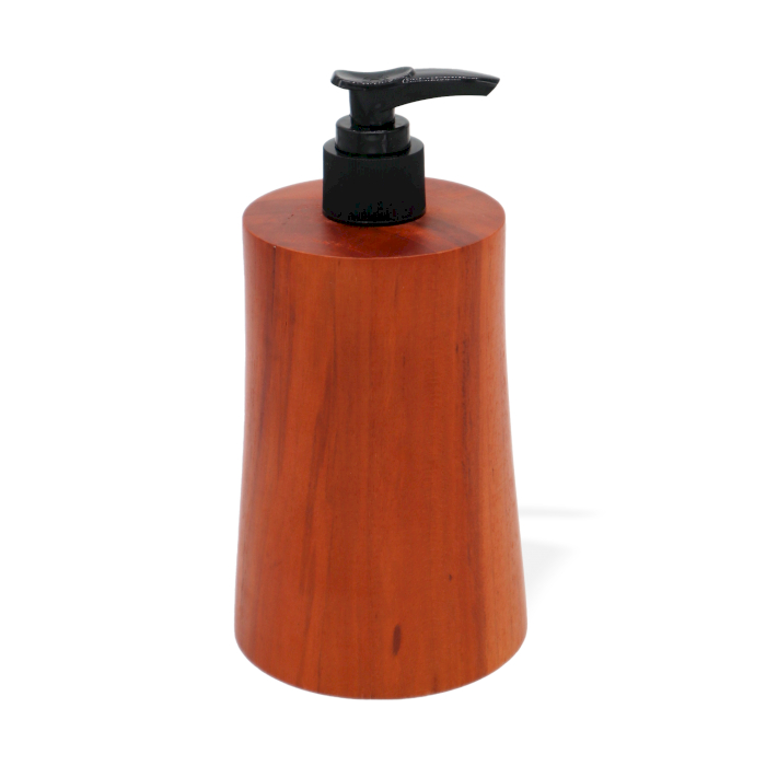 Natural Teakwood Soap Dispencer - Taper - 1 Piece (NSD-04)