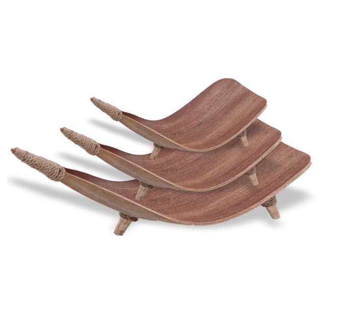 Coconut Leaf Fruit Bowl Set - Natural - 1 Piece (CLFB-01)