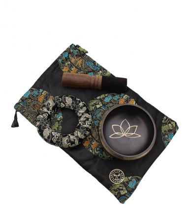 Lotus Flower Singing Bowl Set - 1 Piece (TIBS-18)