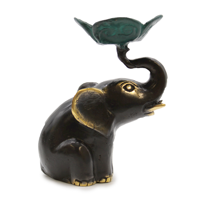 Small Elephant Candle / Incense Holder - 1 Piece (BFF-32)