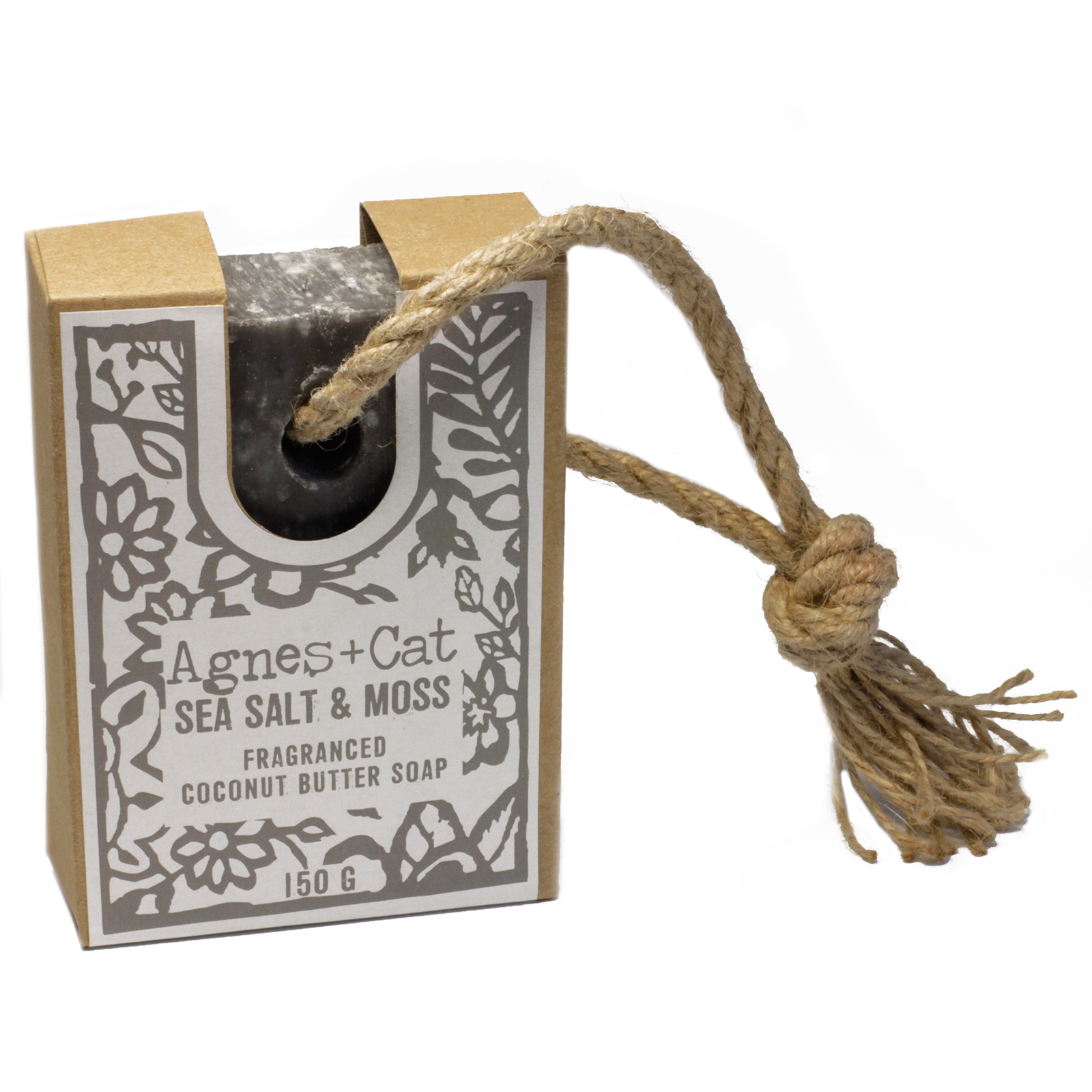 Soap On A Rope - Sea Salt And Moss - 1 Piece (ACSR-05DS)