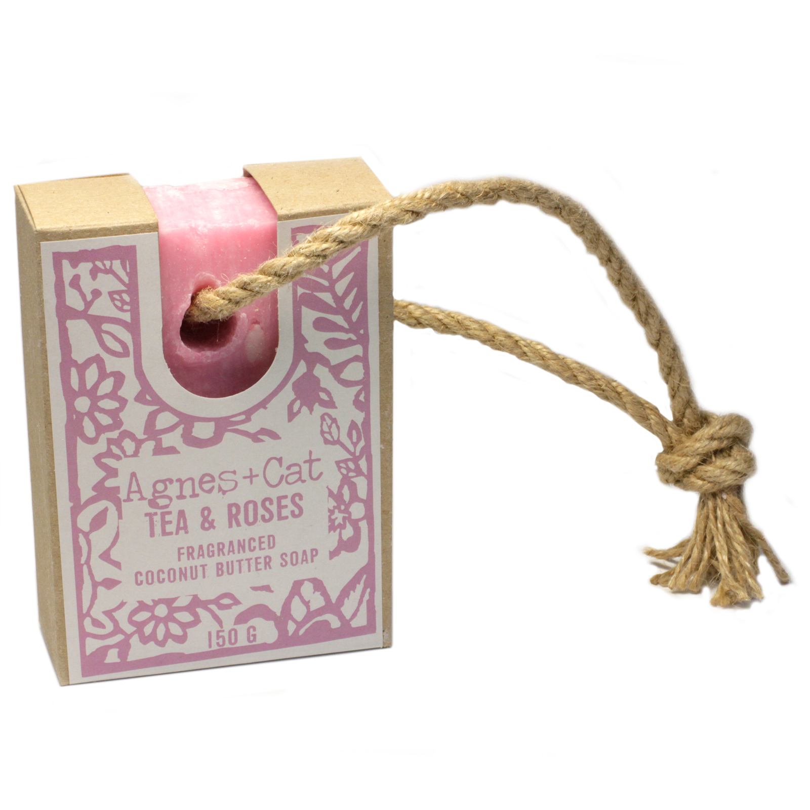 Soap On A Rope - TEA & ROSES - 1 Piece (ACSR-08DS)