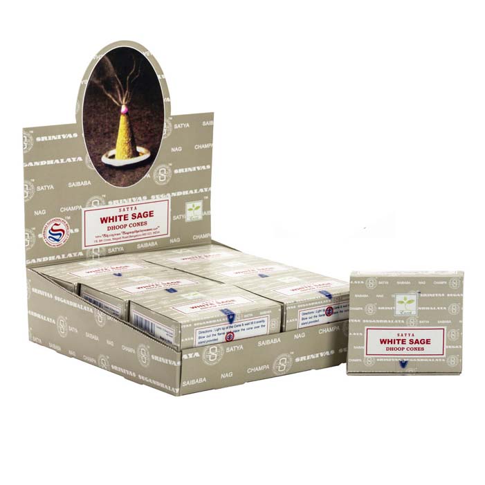 White Sage Dhoop Cones - 1 Piece (EID-62)