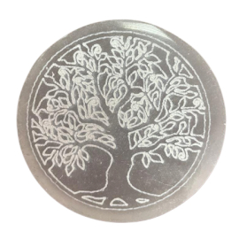 Small Charging Plate 8cm - Tree of Life - 1 Piece (SelCP-03)