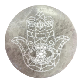 Medium Charging Plate 10cm - Hamsa - 1 Piece (SelCP-06)