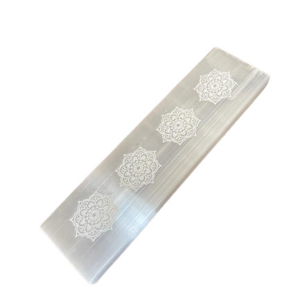 Flat Bar Charging Plate 15cm - Mandala - 1 Piece (SelCP-13)