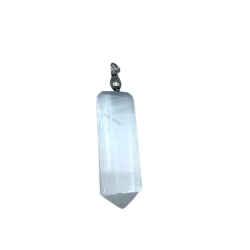Selenite Obelix Pendent - 1 Piece (SelPen-03)