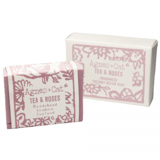 140g Handmade Soap - Tea & Roses - 1 Piece (ACHS-15DS)