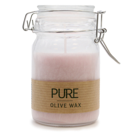 Pure Olive Wax Jar Candle 120x70 - Antique Rose - 1 Piece (OliveC-10)