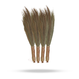 Set 4 - Pampas Broom - Natural - 1 Piece (NPB-03)