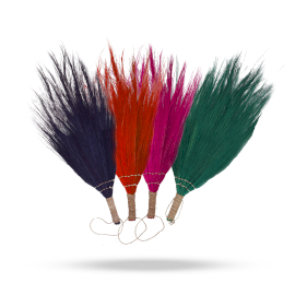 Set 4 - Pampas Long Broom - Vivid colours - 1 Piece (NPB-01)