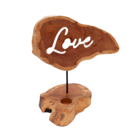 Candle Holder Sign - Love - 1 Piece (CHS-02)