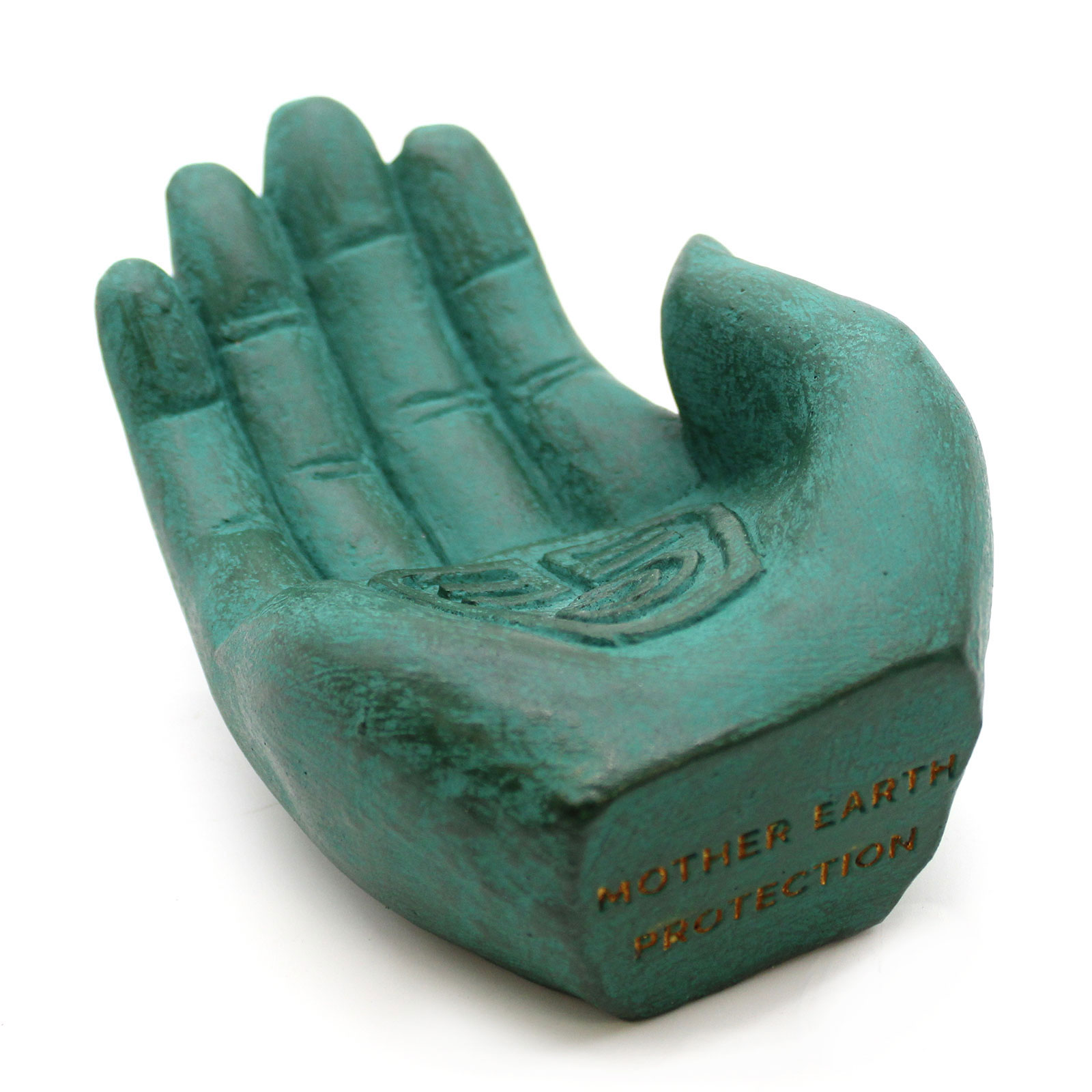 Hand Incense Burner - Earth Protect (green) - 1 Piece (SCV-01)