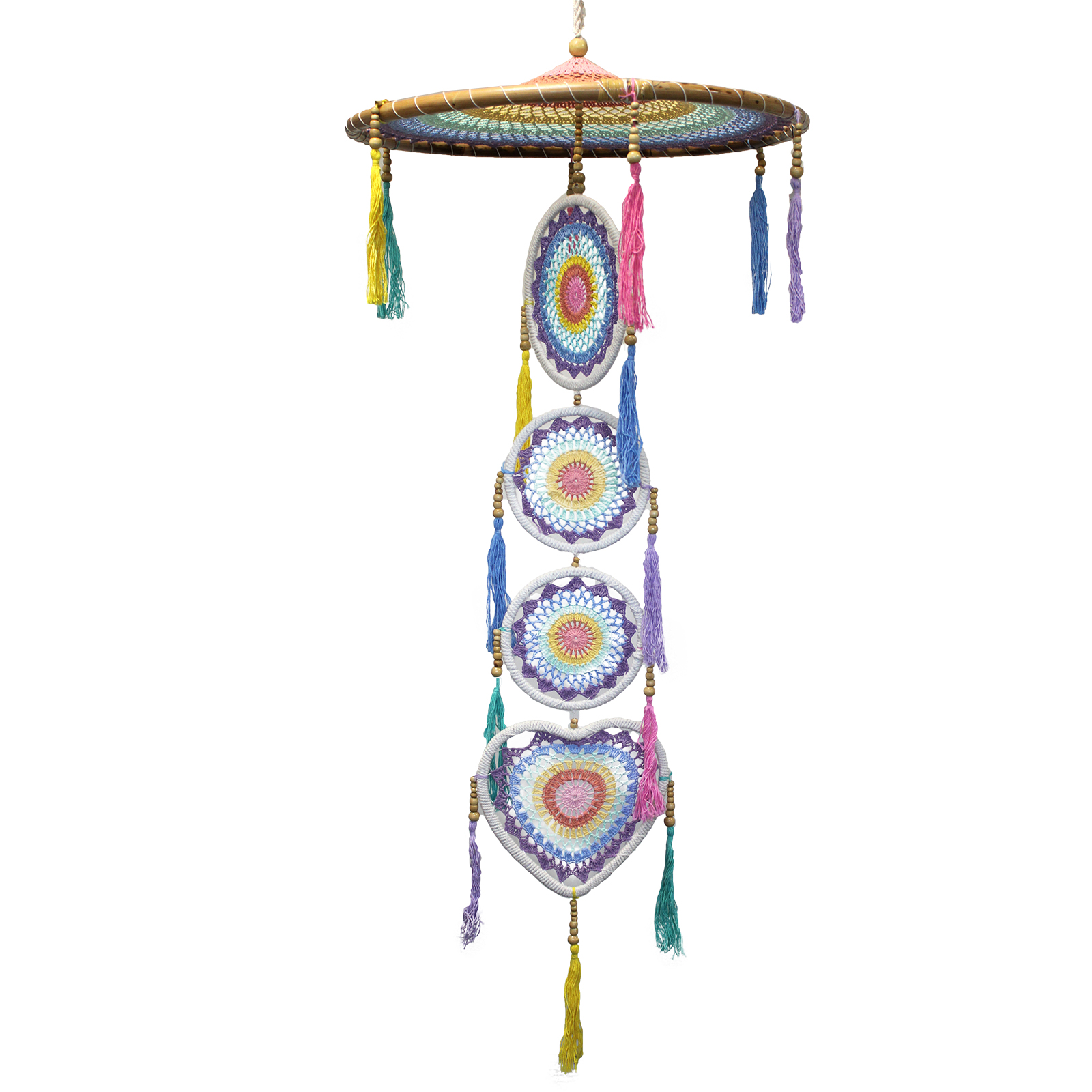 Extra Large Drama Dreancatcher - Pastal Rainbow - 1 Piece (DRDC-01)