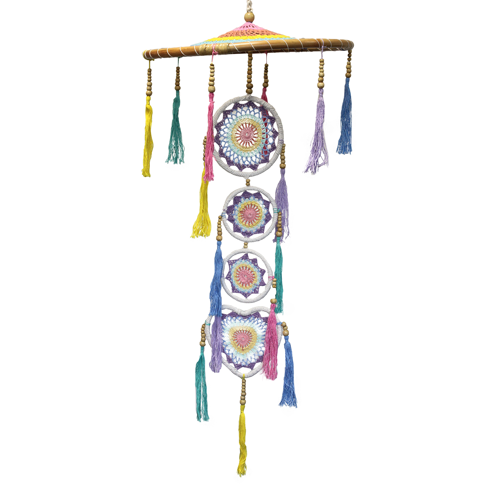 Large Drama Dreancatcher - Pastal Rainbow - 1 Piece (DRDC-02)
