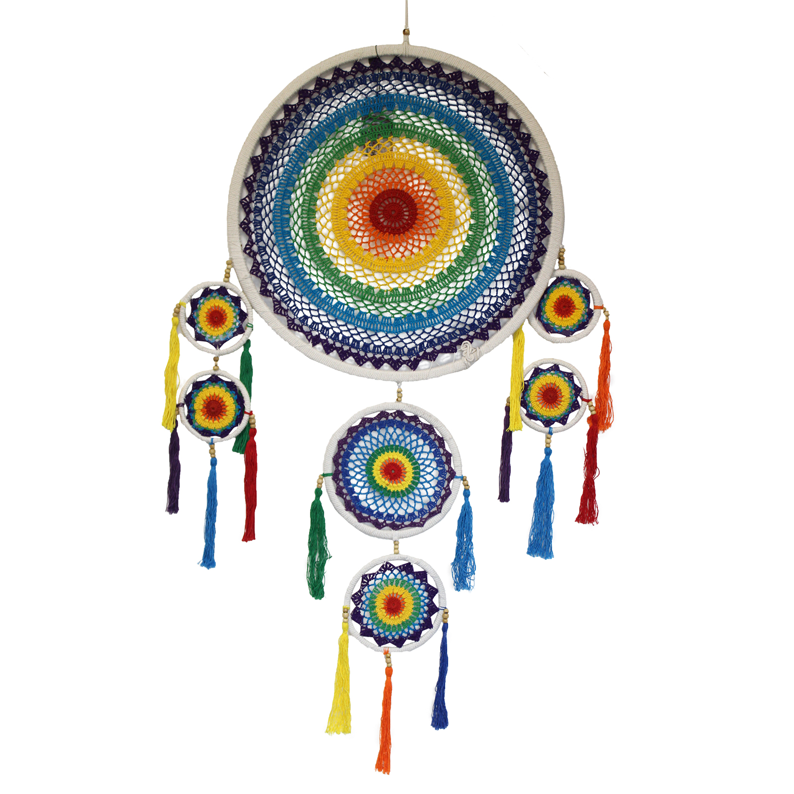 Extra Large Dreancatcher - Vivid Rainbow - 1 Piece (DRDC-07)
