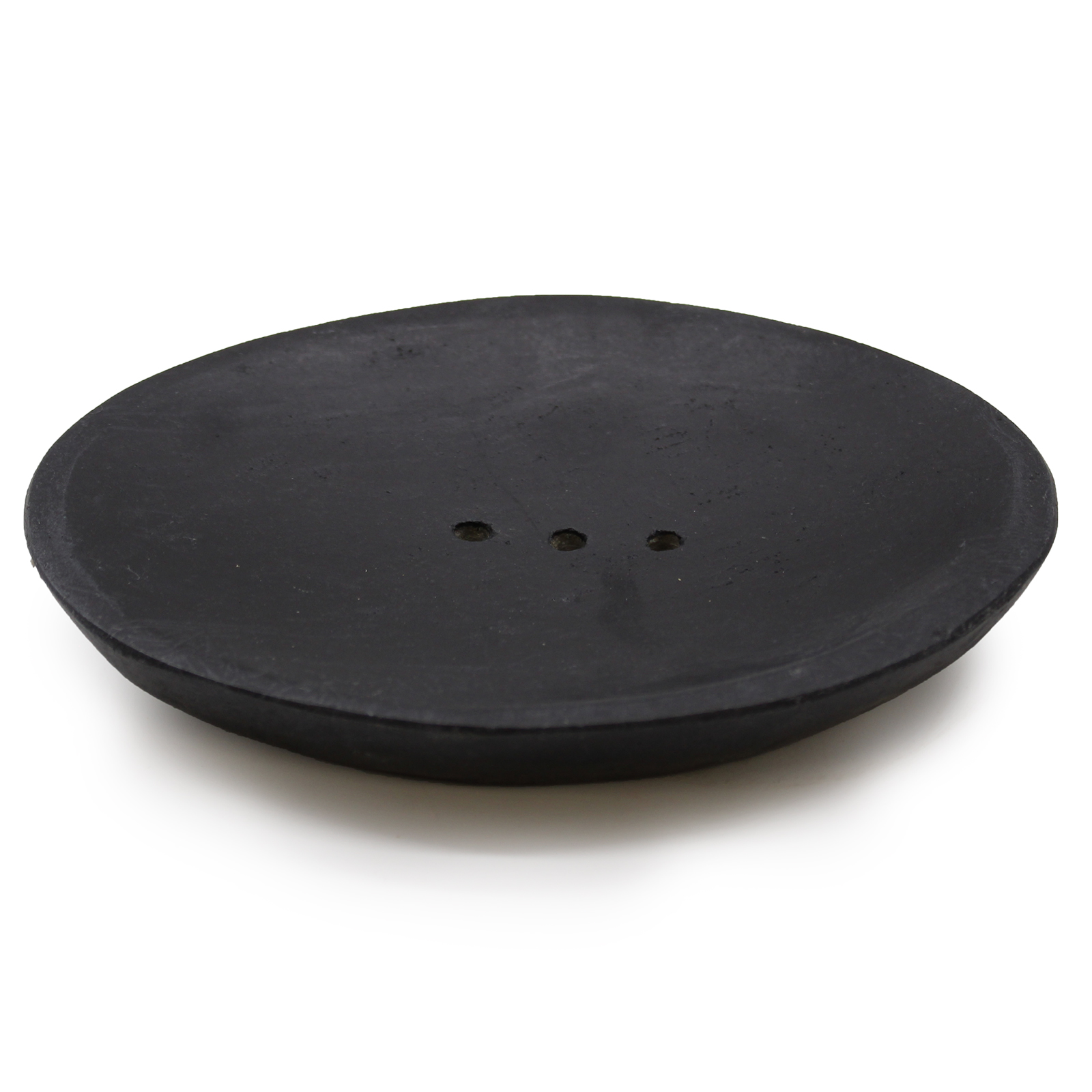 Oval Black Marble Soap Dish - 1 Piece (SSD-08)