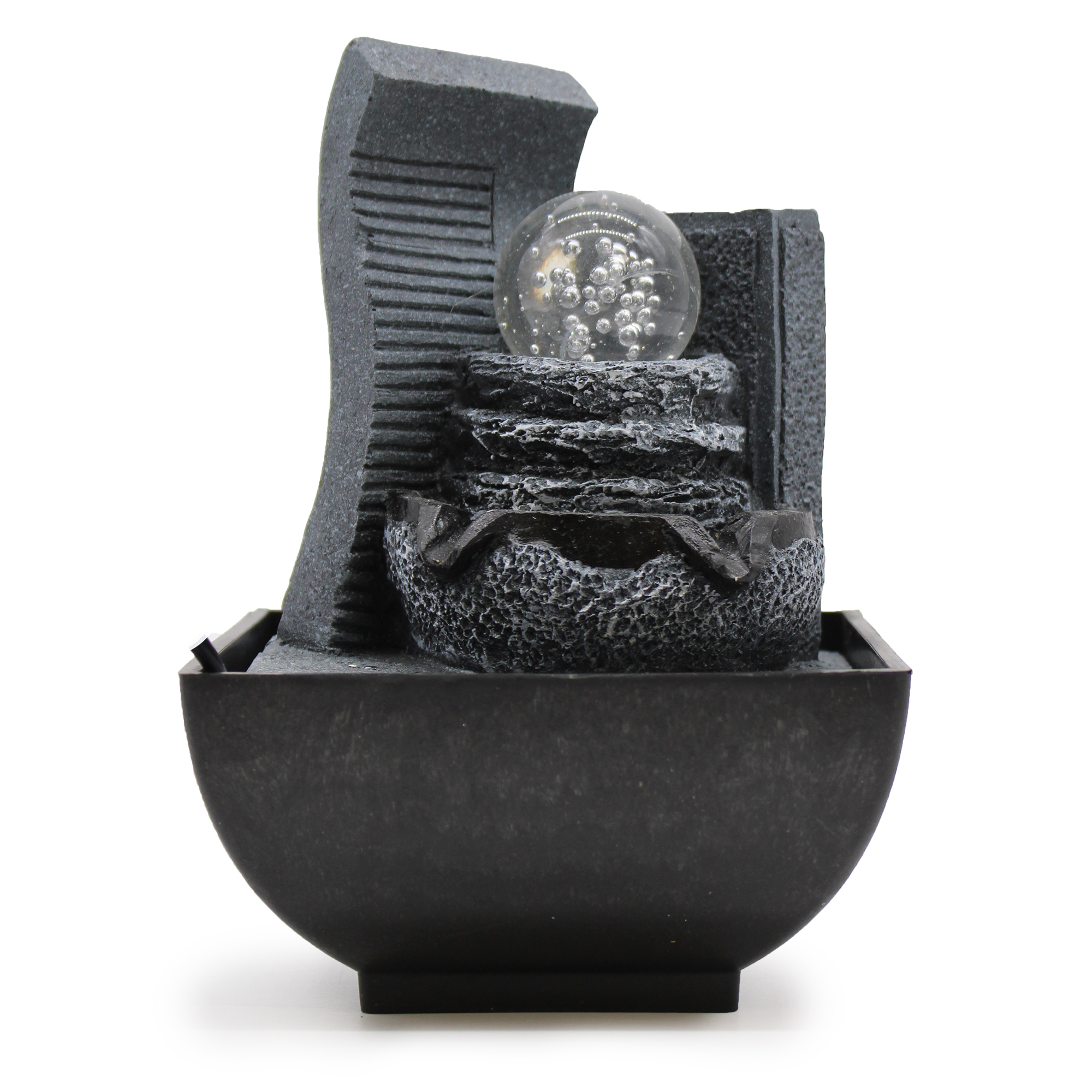 Tabletop Water Feature - 18cm - Cascading Rock Formation - 1 Piece (WaterF-05)