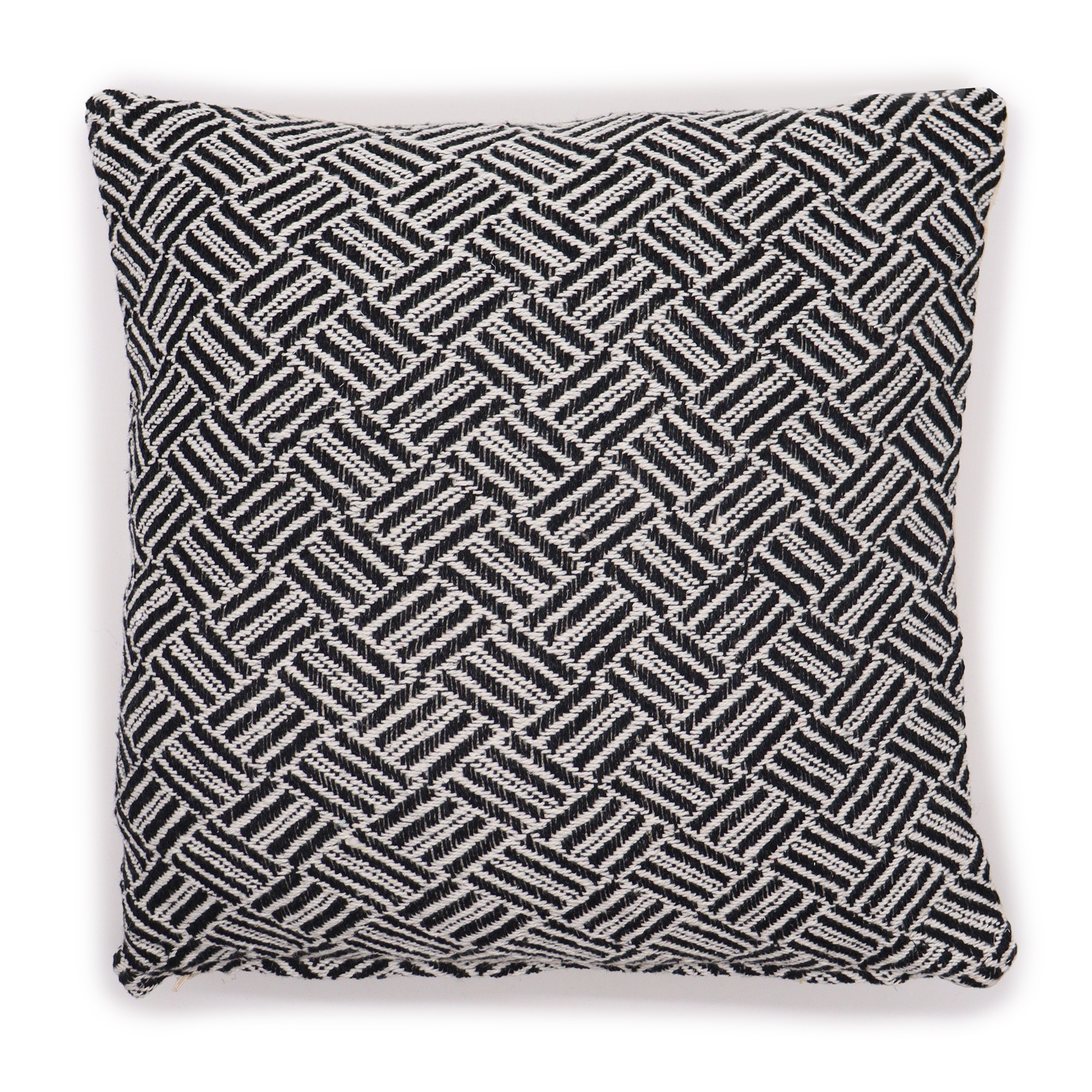 Classic Cushion Cover - Criss-Cross Black - 40x40cm - 1 Piece (CICC-06)
