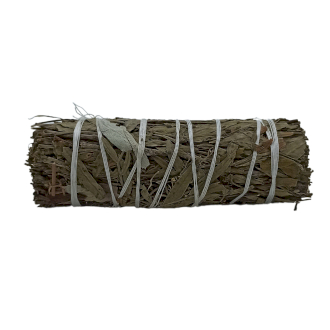 Smudge Stick - White Sage and Pirul Foliage - 1 Piece (MSage-56)