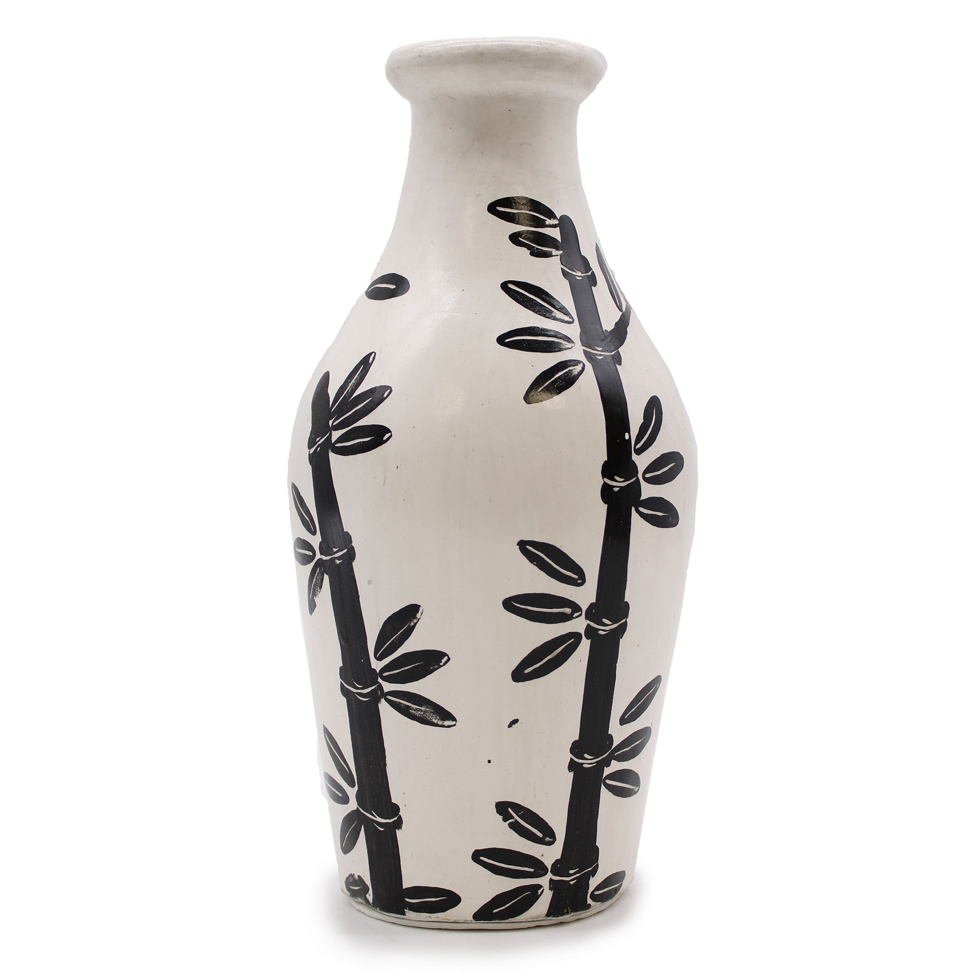 Bamboo Motif Shaped Vase - Natural - 1 Piece (BCV-05)