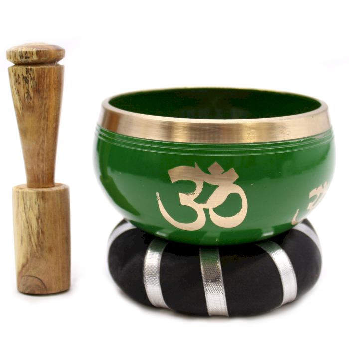 Tree of Life Singing Bowl Set- Green 10.7cm - 1 Piece (TIB-90)