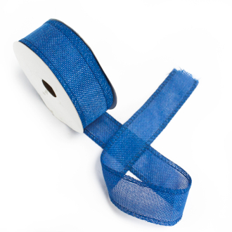 Natural Texture Ribbon 38mm x 20m - Navy Blue - 1 Piece (NTRib-10)