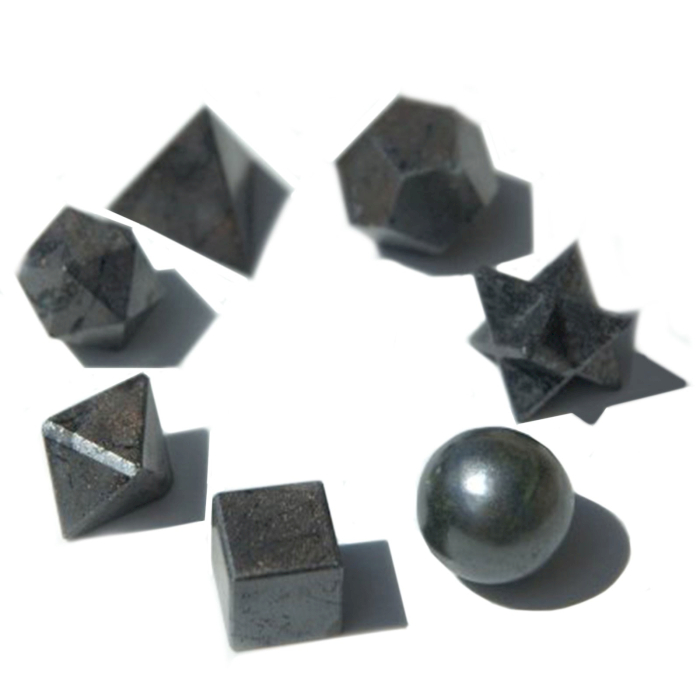 Geometric Seven Piece Black Agate Set - 1 Piece (EPS-06)