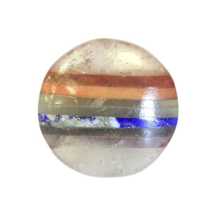 Chakra In Crystal Palmstone 45mm - 1 Piece (BBCs-04)