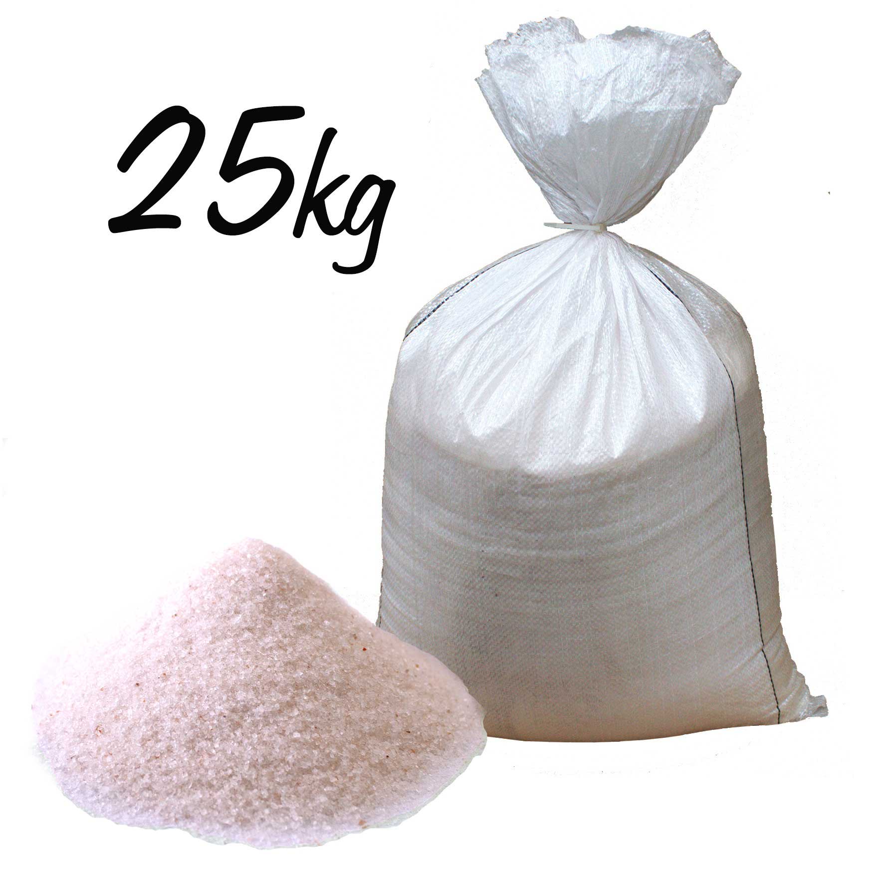 Pink Himalayan Bath Salts Fine Grain - 25kg Sack - 1 Piece (Hsalt-54X)