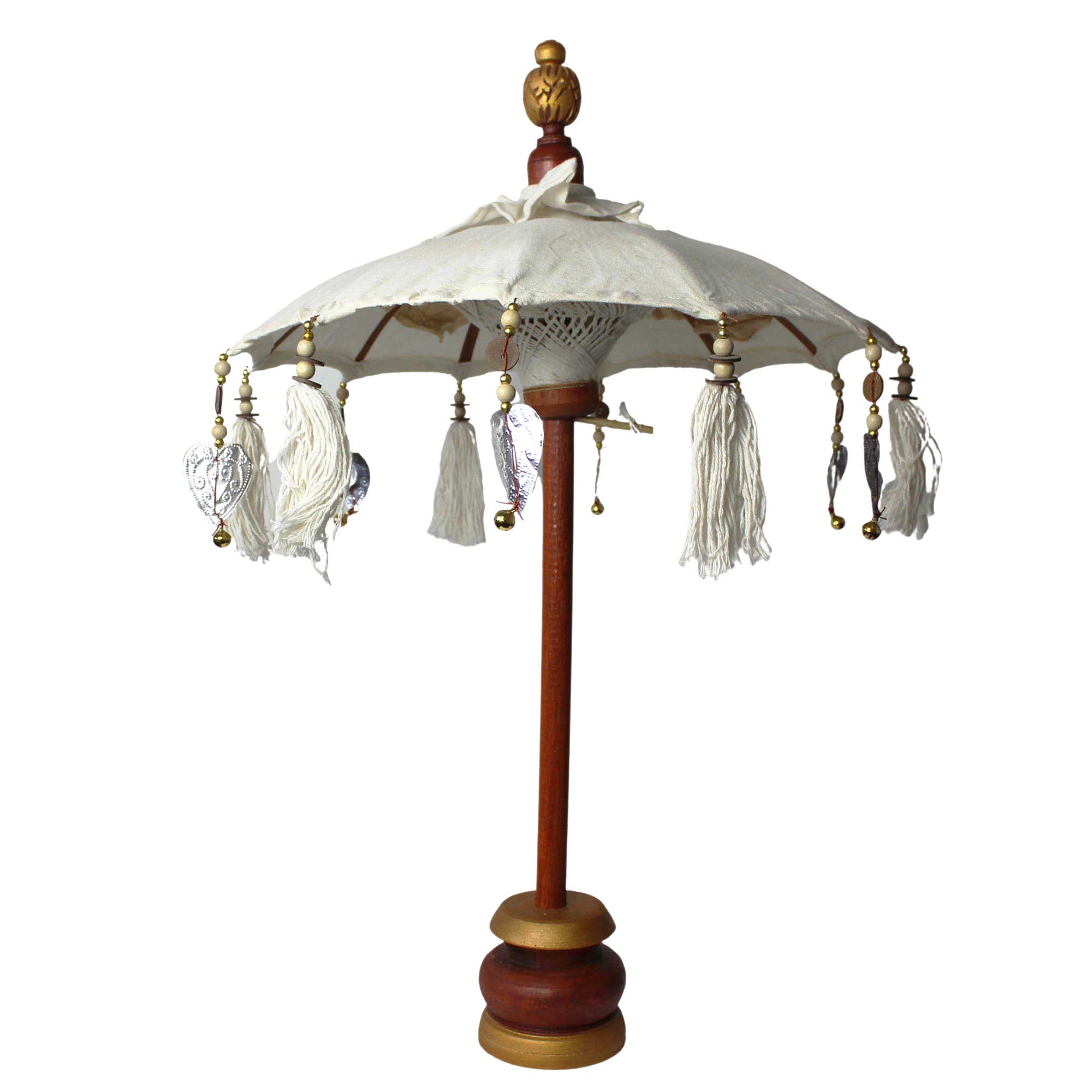 Bali Home Decor Parasol - Canvas - Natural- 40cm - 1 Piece (BPAR-08)