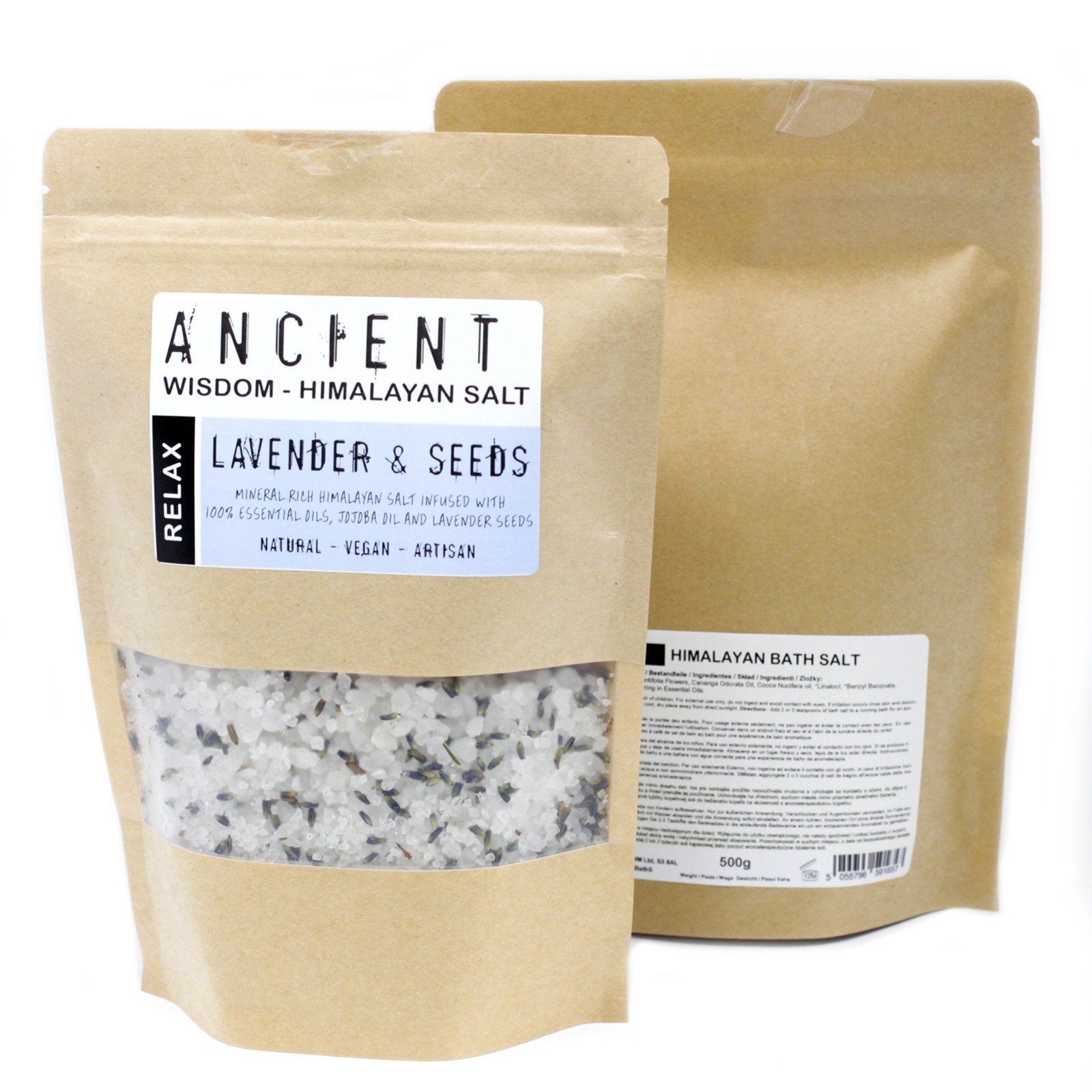 Himalayan Bath Salt Blend 500g - Relax - 1 Piece (HBathS-01)