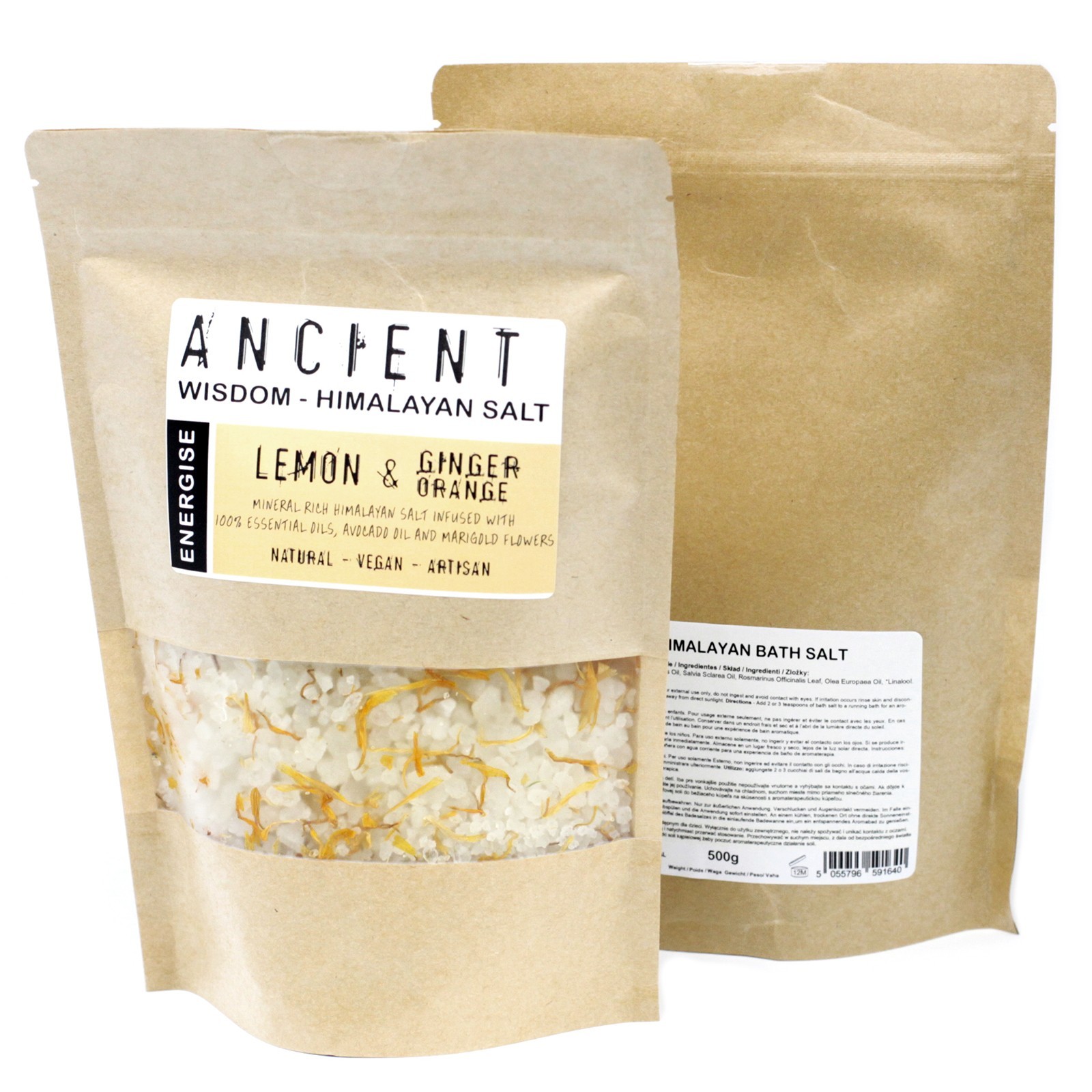 Himalayan Bath Salt Blend 500g - Energise - 1 Piece (HBathS-06)