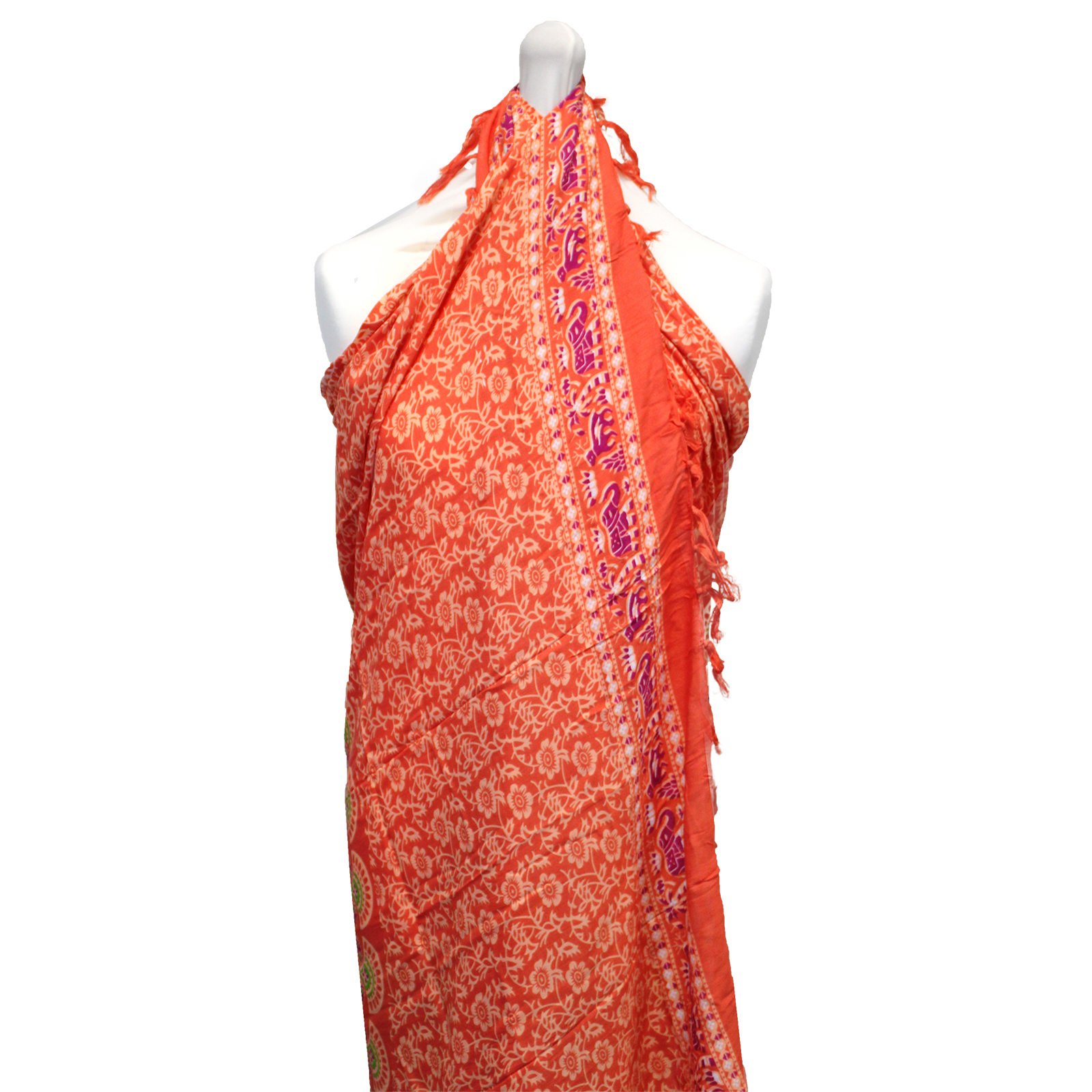 Pink Rose Mandela Sarong - 1 Piece (MANT-01)