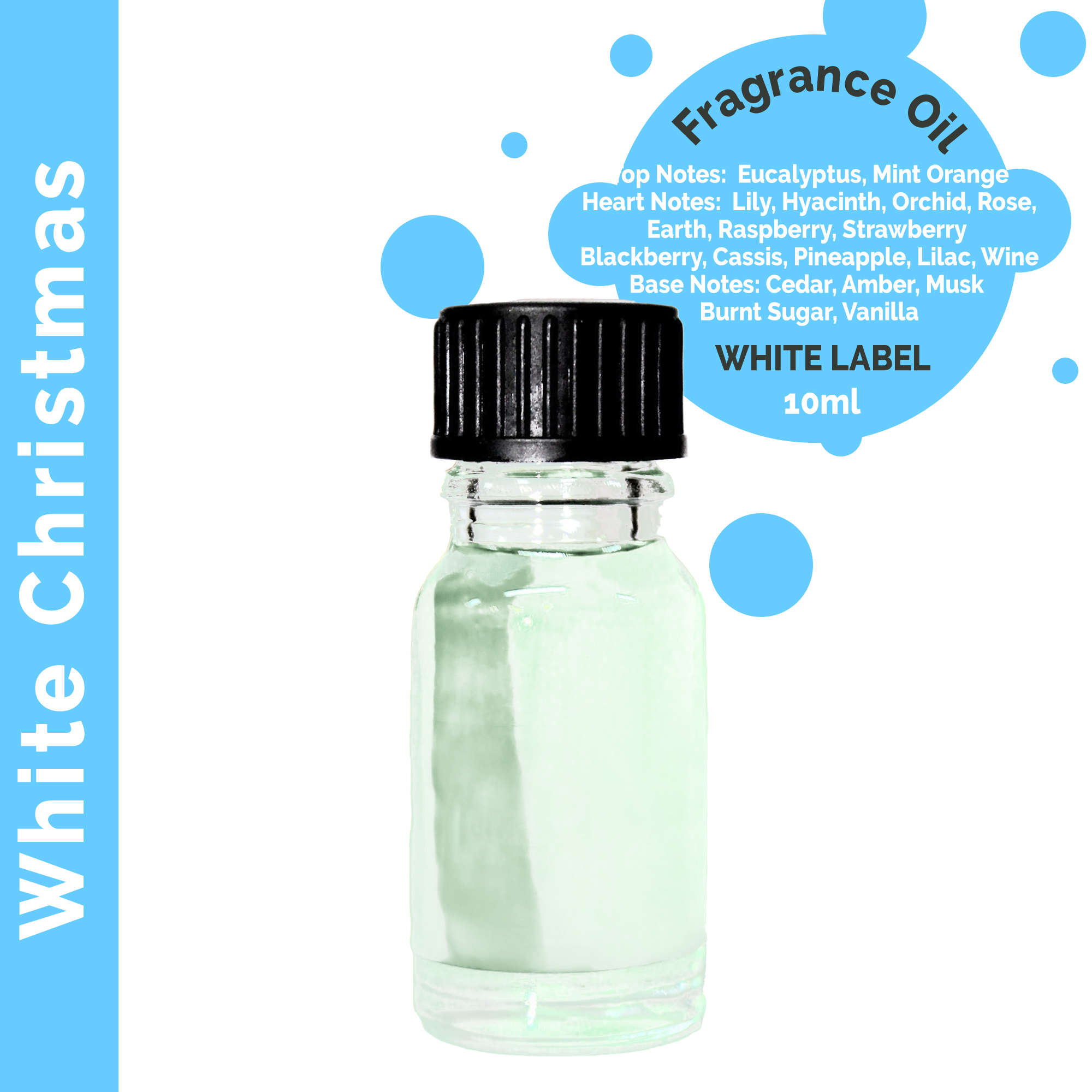 White Christmas Fragrance Oil 10ml - White Label - 1 Piece (ULFO-104)