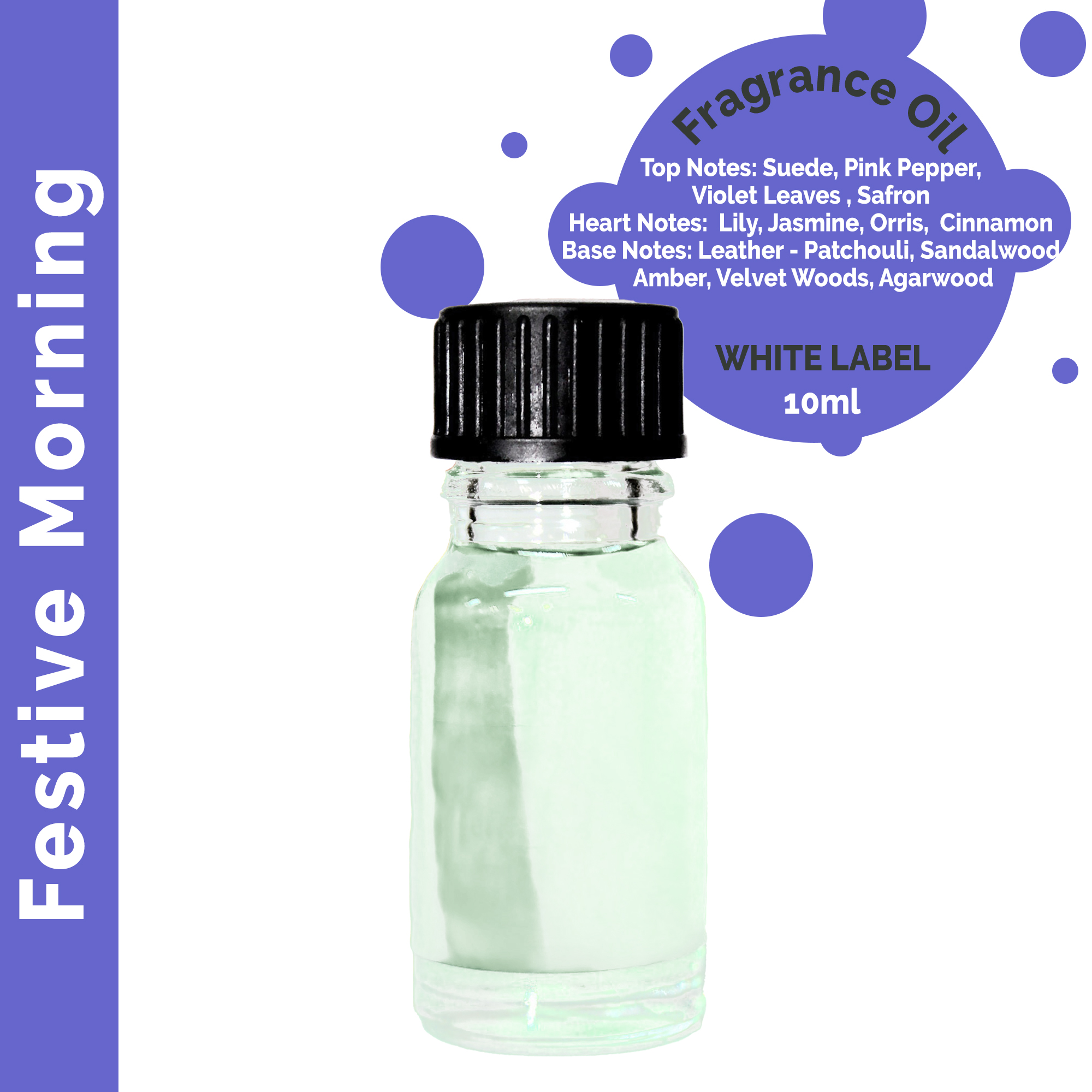 Festive Morning Fragrance Oil 10ml - White Label - 1 Piece (ULFO-103)