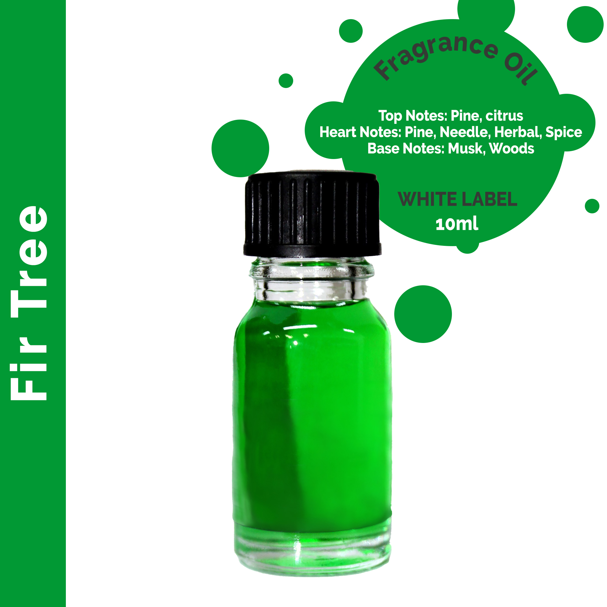 Fir Tree Fragrance Oil 10ml - White Label - 1 Piece (ULFO-102)
