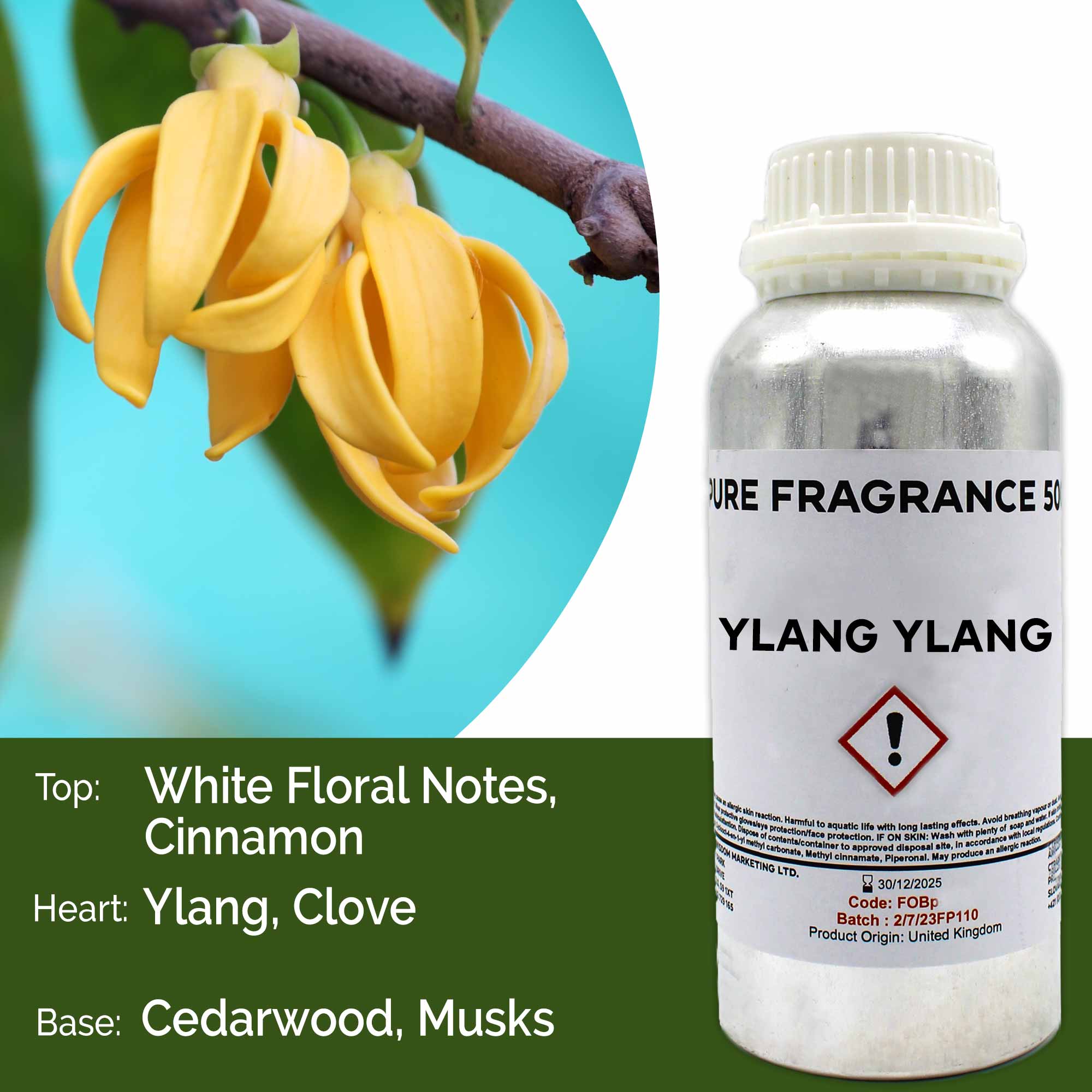 500ml (Pure) FO - Ylang-Ylang - 1 Piece (FOBp-126)