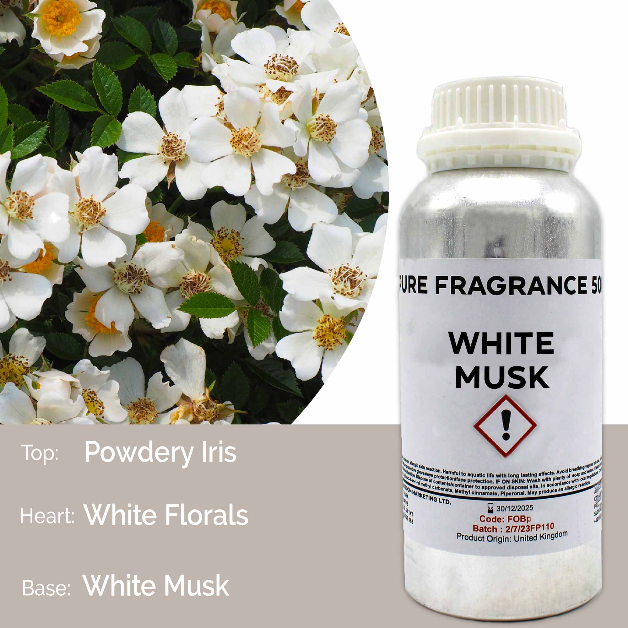 500ml (Pure) FO - White Musk - 1 Piece (FOBp-124)