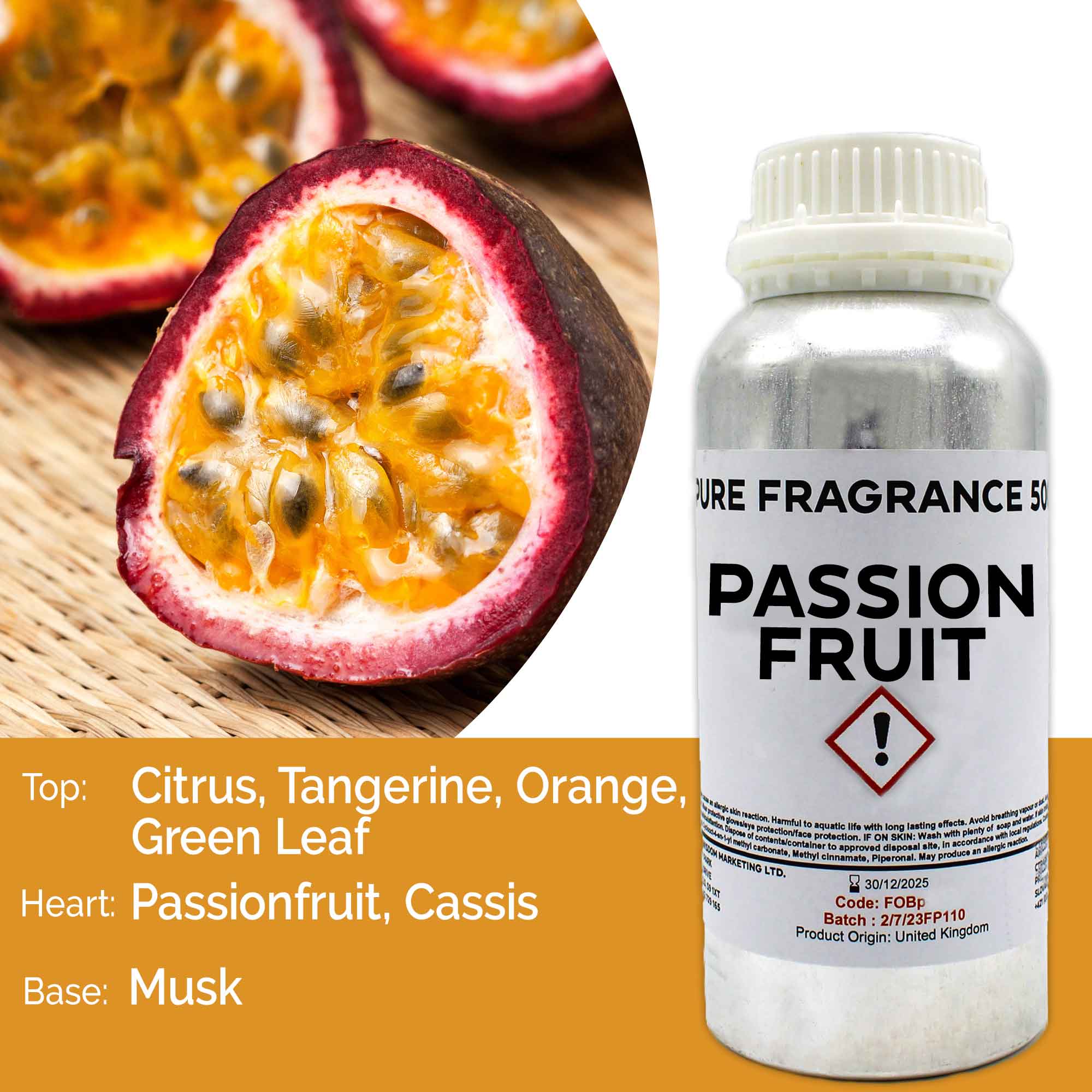 500ml (Pure) FO - Passion Fruit - 1 Piece (FOBp-92)