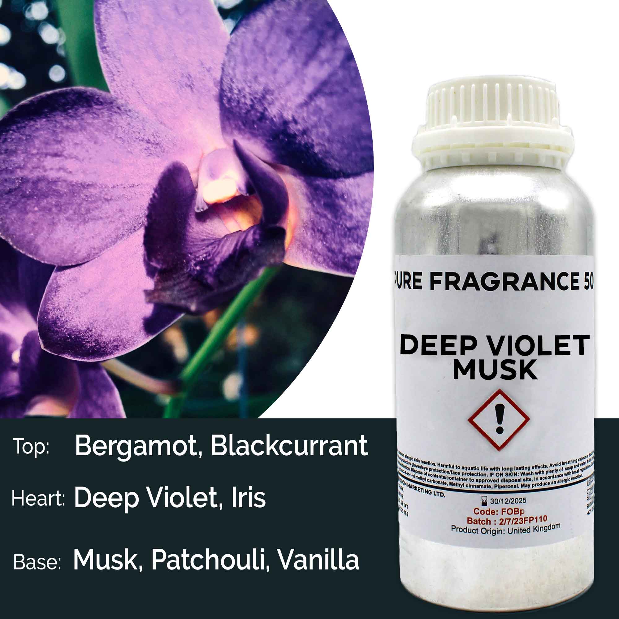 500ml (Pure) FO - Deep Violet Musk - 1 Piece (FOBp-29)