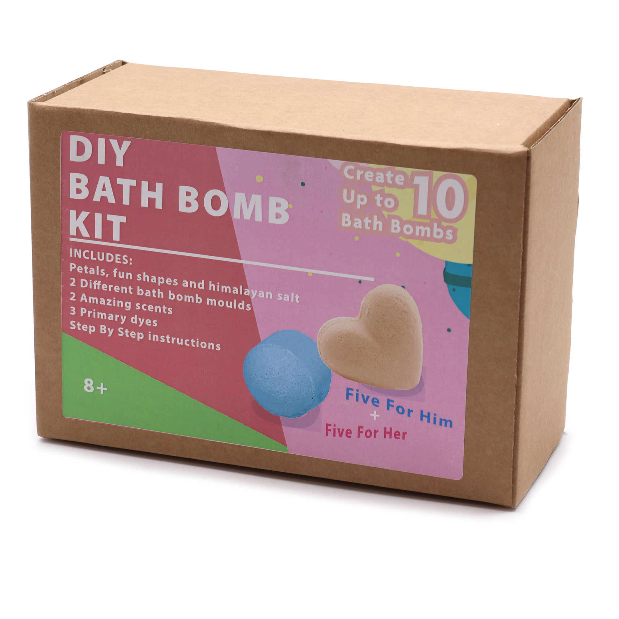 Bath Bomb Kit - Alloy & Satin - 1 Piece (BBKIT-02)