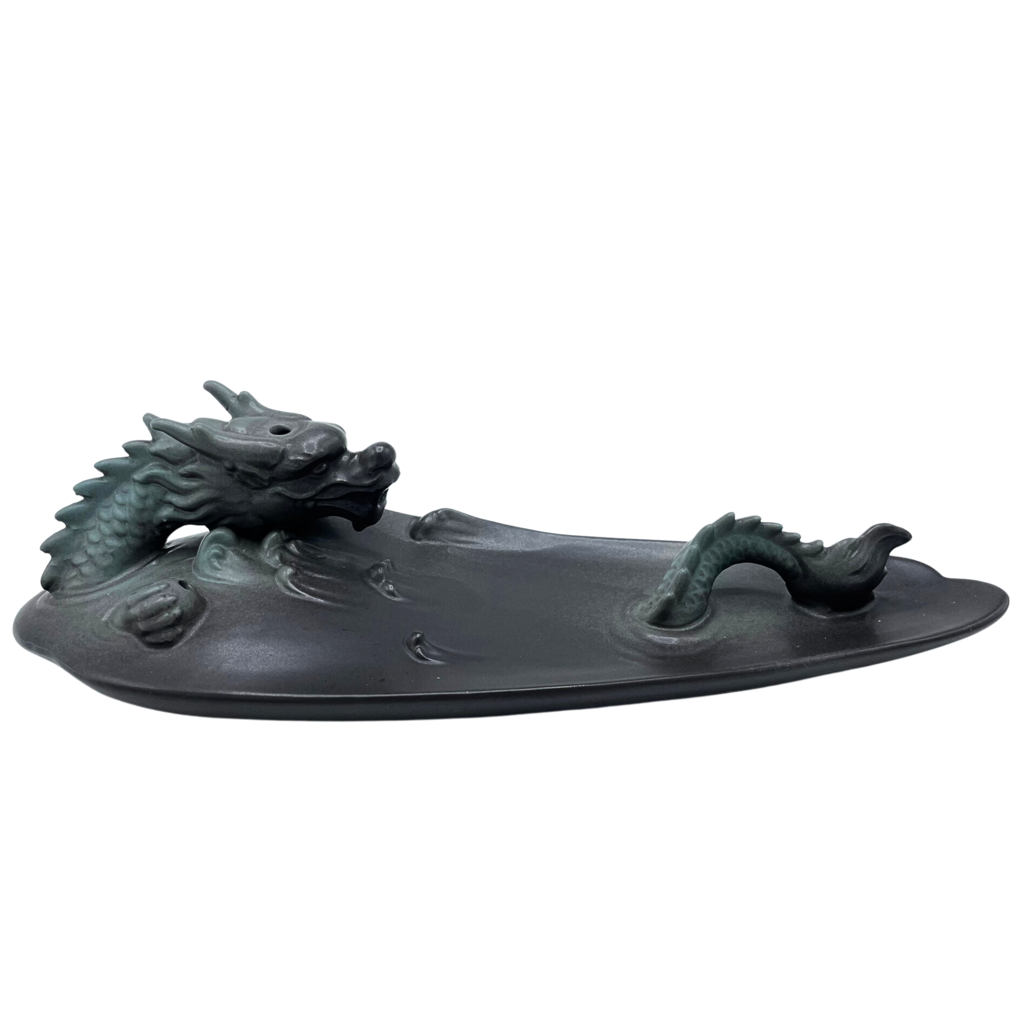 Backflow Incense Burner - Dragon in Pool with Surprising Details - 1 Piece (BackF-65)
