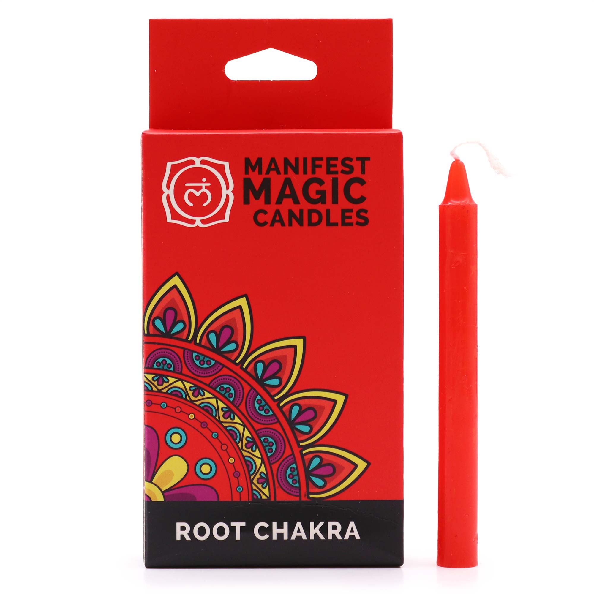 Manifest Magic Candles (pack of 12) - Red - Root Chakra - 1 Piece (MMC-01)