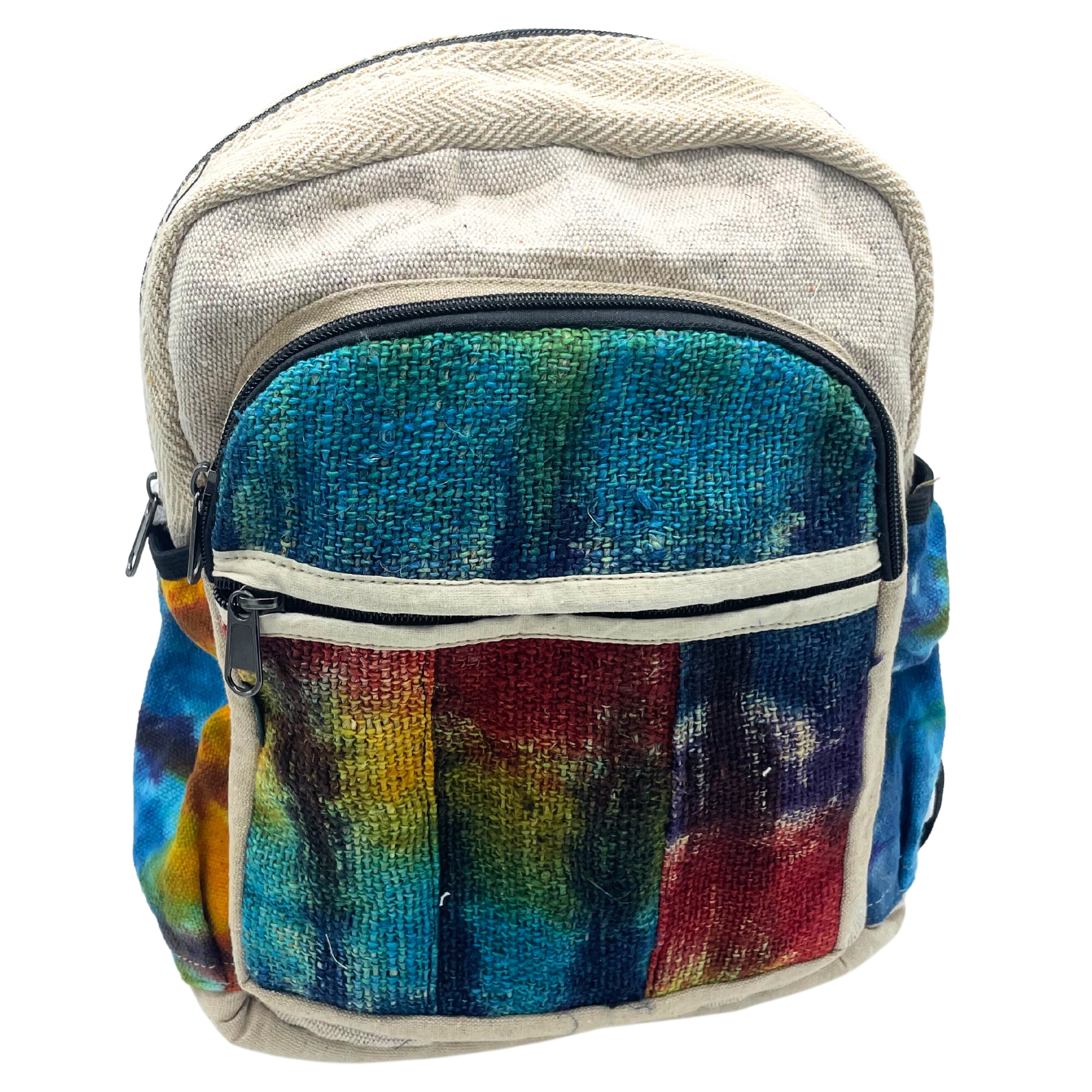 Tiedye Hemp Medium Backpack No Print - 1 Piece (HempB-29)