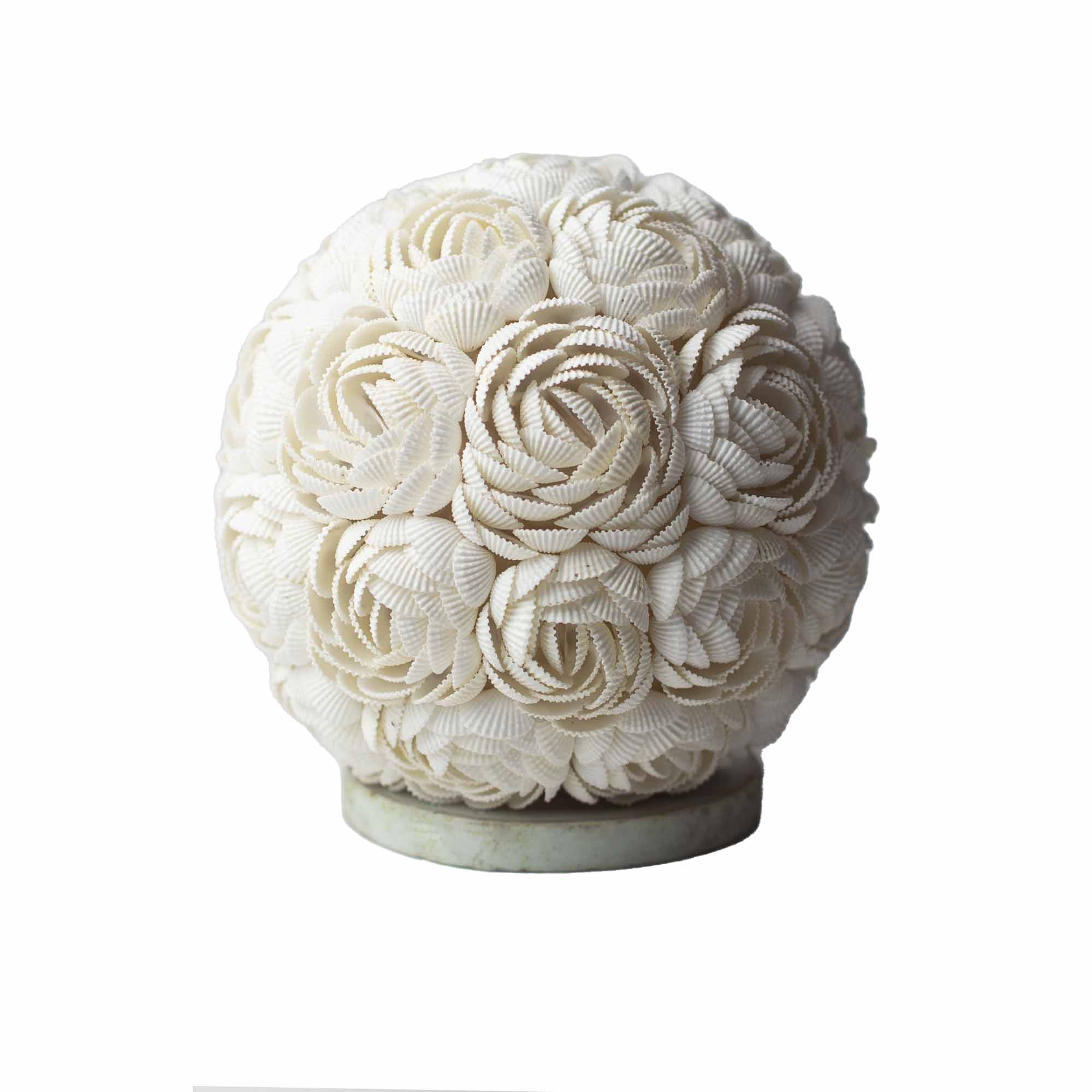Boho Sea Shell Lamp - Rose Globe - 15cm - 1 Piece (BBSL-01)