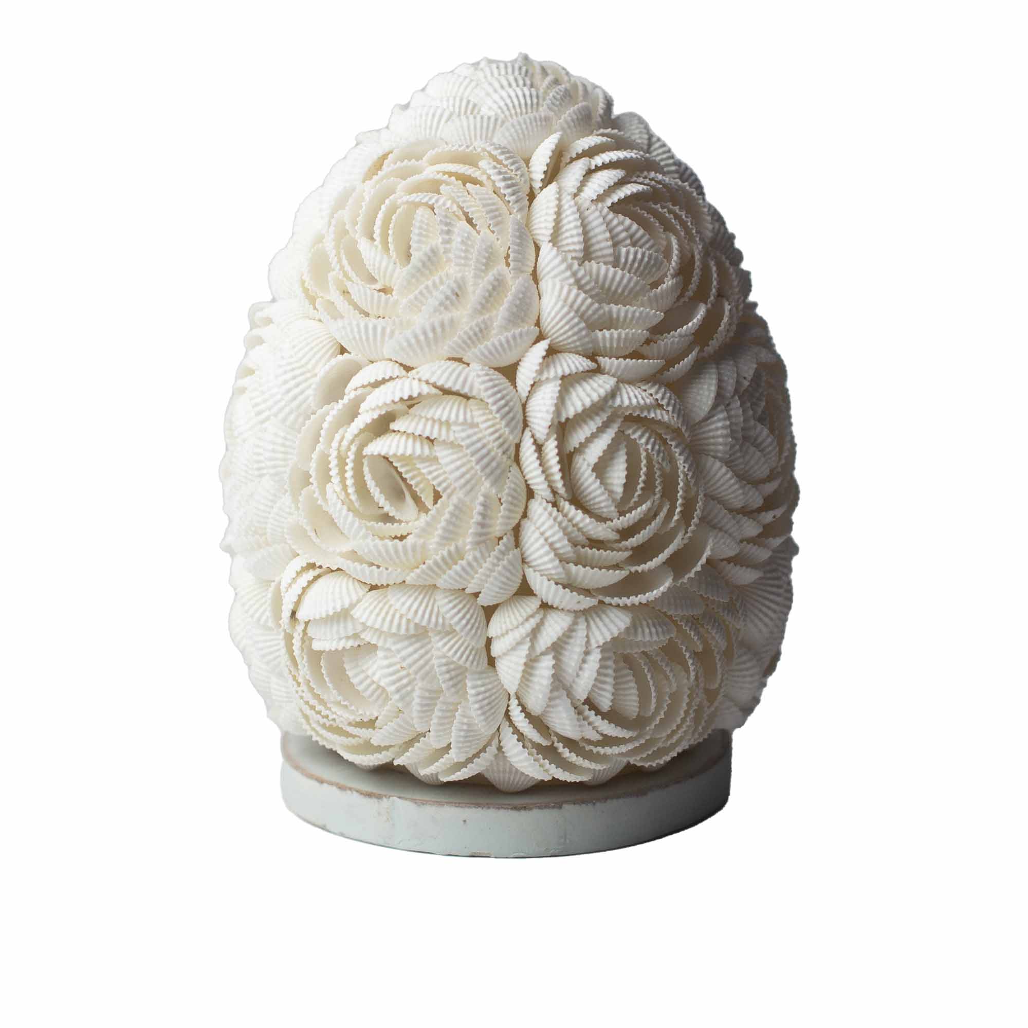 Boho Sea Shell Lamp - Rose Oval - 15cm - 1 Piece (BBSL-03)