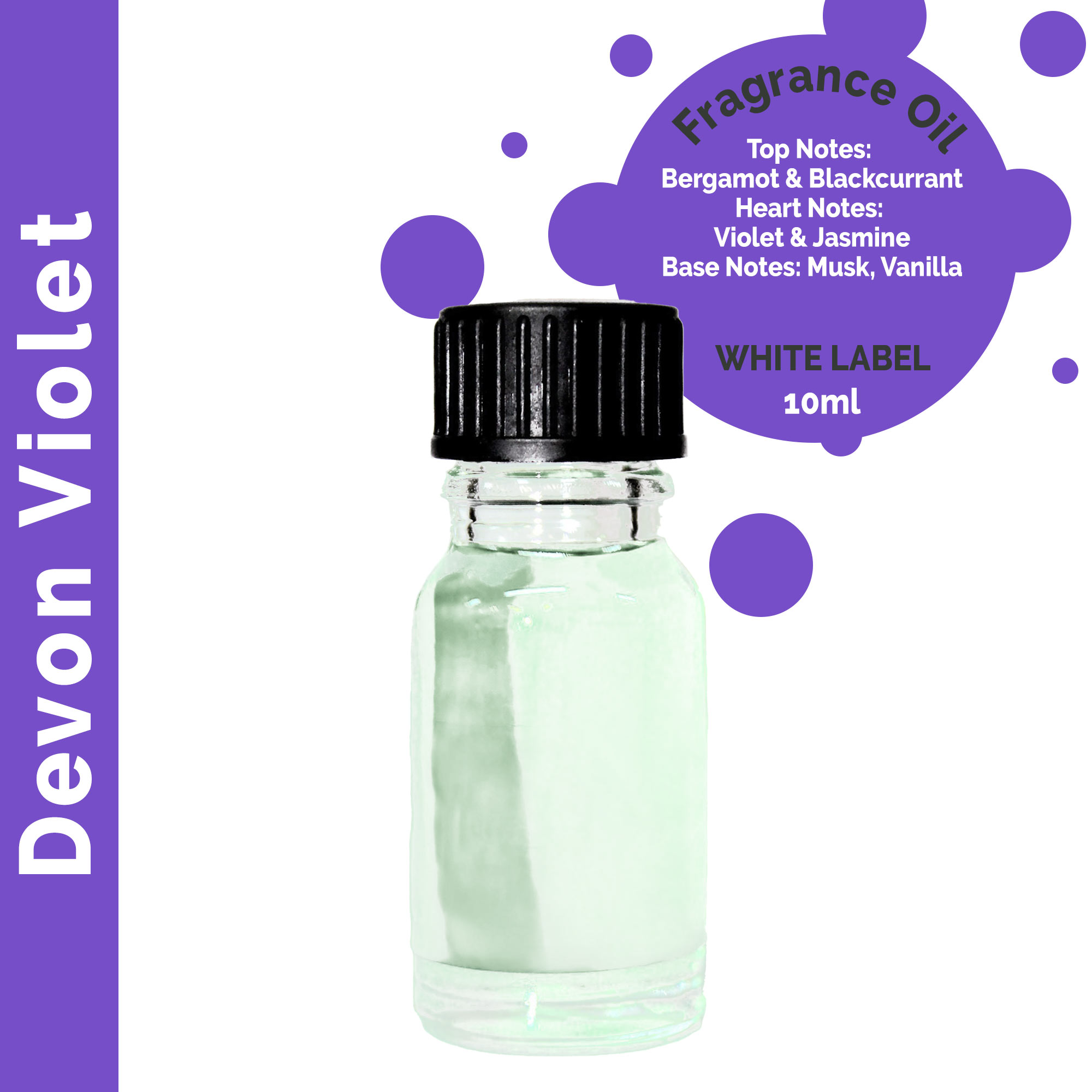 10ml Devon Violet Fragrance Oil - UNLABELLED - 1 Piece (ULFO-19)