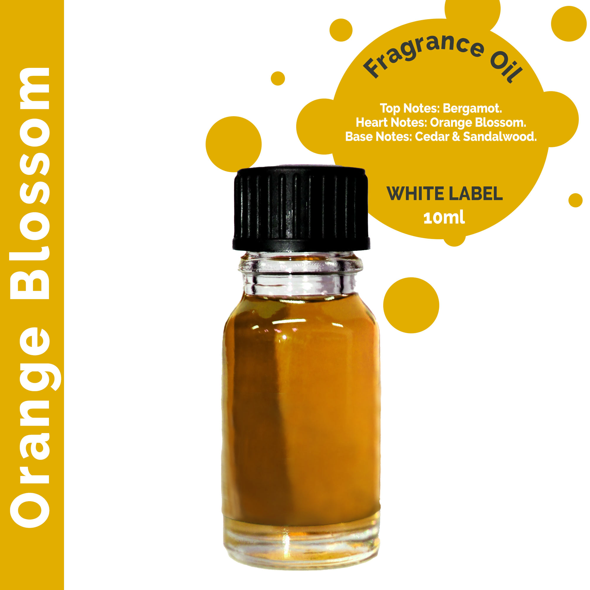 10ml Orange Blossom Fragrance Oil - UNLABELLED - 1 Piece (ULFO-44)